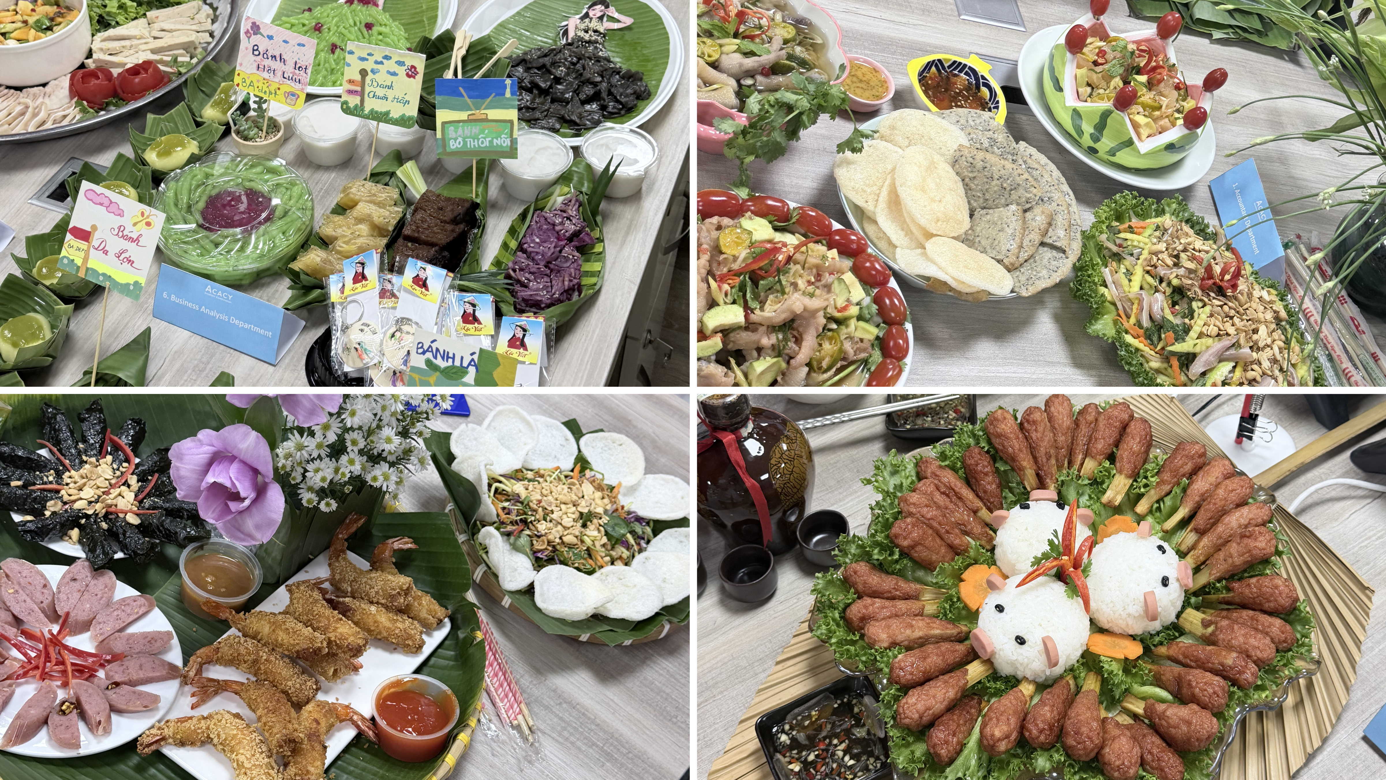 Tổng hợp phần thi của các team nhà Acacy