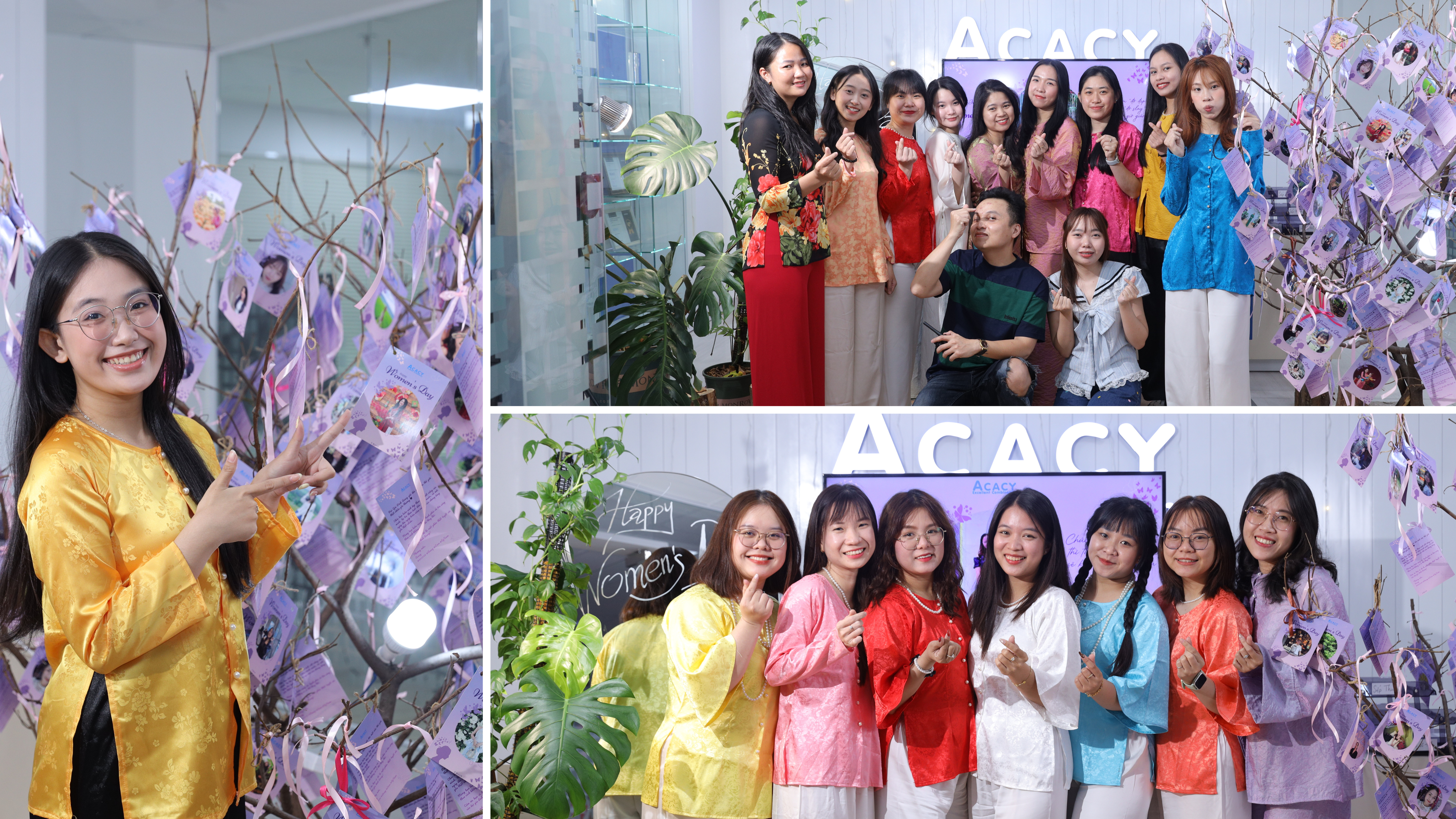 Dàn “bóng hồng” Acacy trong bộ áo bà ba